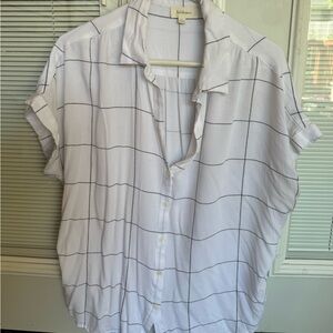 Stripped button down blouse